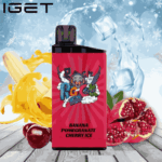 IGET BAR BANANA POMEGRANATE CHERRY ICE 3500 Puffs Disposable Vape - 图片 2