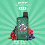 IGET BAR BLACK FOREST 3500 Puffs Disposable Vape - 图片 2