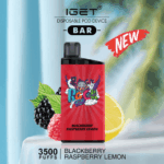 IGET BAR BLACKBERRY RASPBERRY LEMON 3500 Puffs Disposable Vape - 图片 2