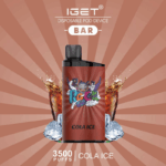 IGET BAR COLA ICE 3500 Puffs Disposable Vape - 图片 2