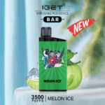 IGET BAR MELON ICE 3500 Puffs Disposable Vape - 图片 2