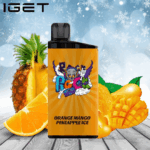 IGET BAR ORANGE MANGO PINEAPPLE ICE 3500 Puffs Disposable Vape - 图片 2