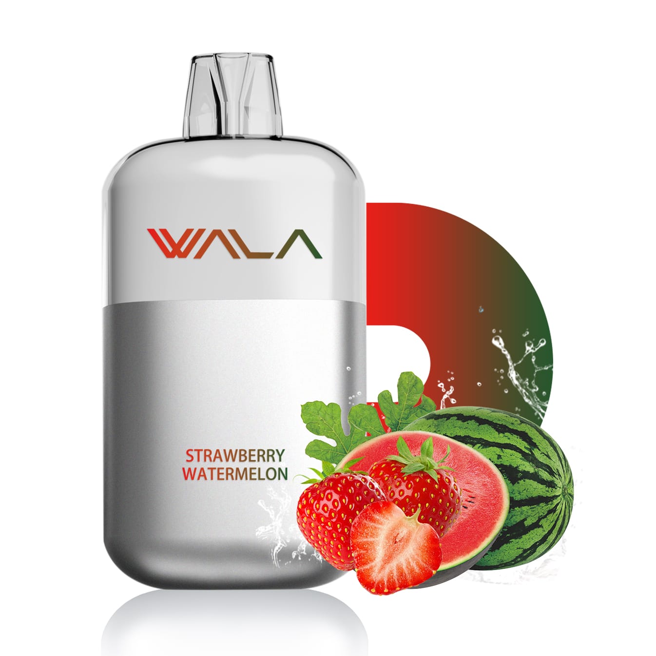 strawbeerry-watermelon.jpg Wala POP 10000 Puffs - Strawbeerry Watermelon - 图片 1