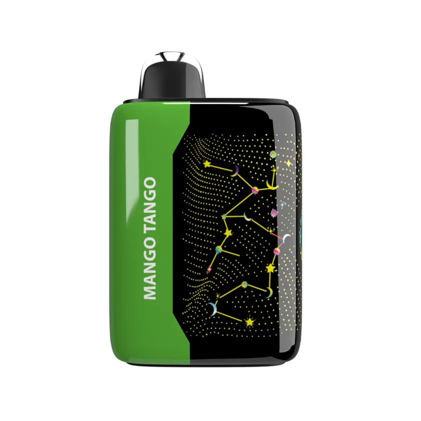 all iget bar flavours - User holding an IGET Bar device with a graphical overlay showing flavour intensity over time