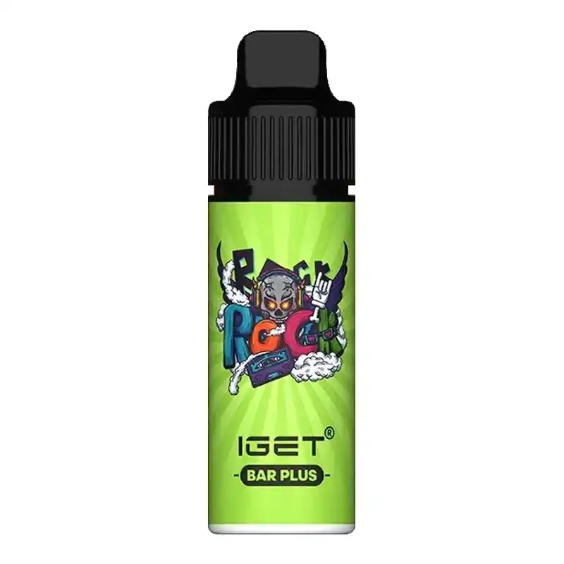 IGET BAR PLUS DOUBLE APPLE 6000 Puffs green vape