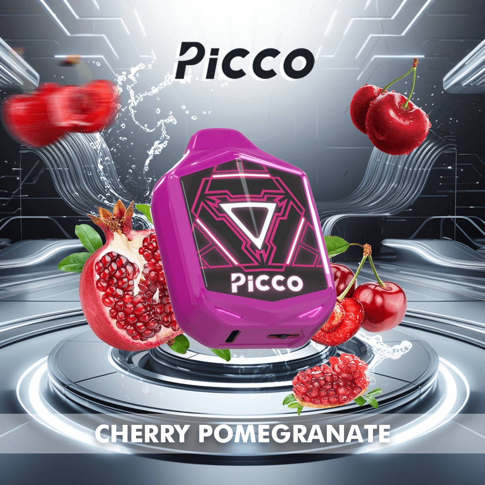 Cherry-Pomegranate.png Picco Voom 7000 Puffs - Cherry Pomegranate - Image 1