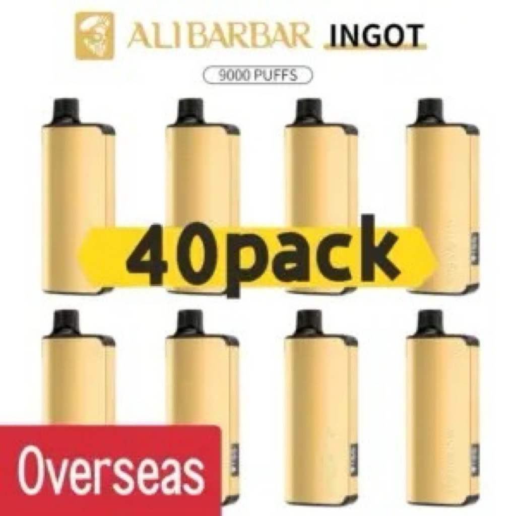 alibarbar-flavours.jpg Alibarbar Ingot 9000 puffs-40 pack Multiple flavors - Image 1
