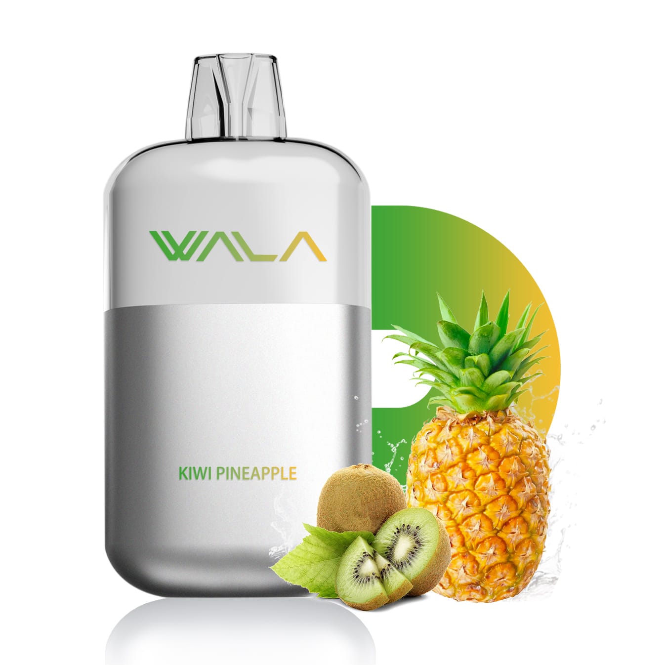 kiwi-pineapple.jpg Wala POP 10000 Puffs - Kiwi Pineapple - Image 1