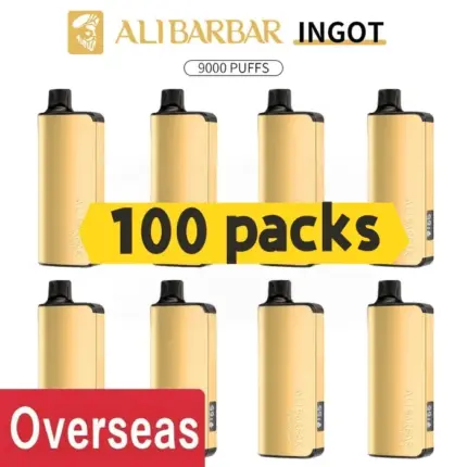 Alibarbar Ingot 9000 puffs-100 pack Multiple flavors - Blackberry Ice