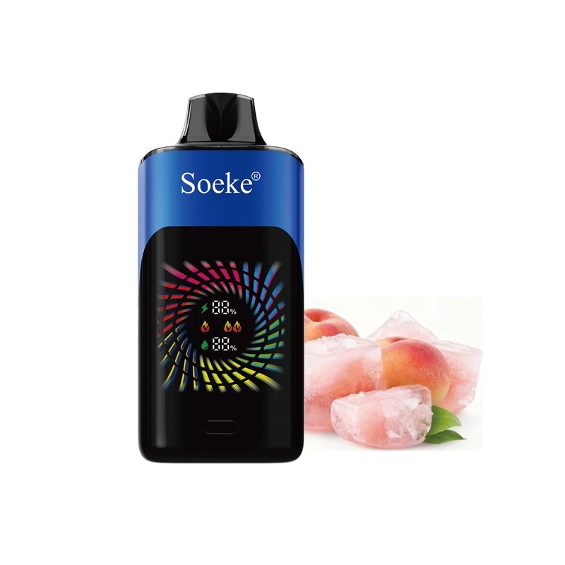 Soeke S9 28000 Puffs- 10 Packs - peach ice