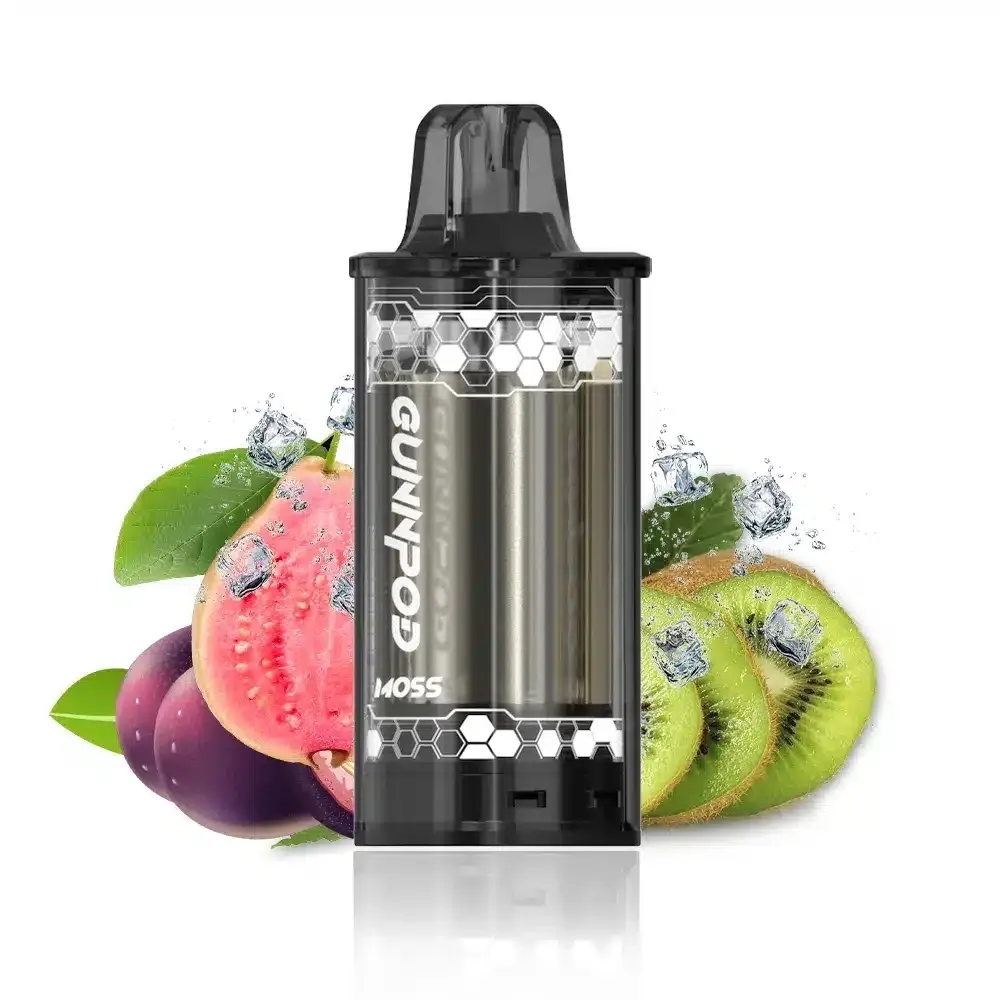 4616306946.webp Gunnpod Moss Kiwi Passion Fruit Guava Ice "Pod Only" 8000 - Image 1