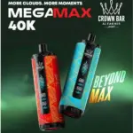 Al Fakher Crown Bar Mega Max 40000 Puffs-10 packs or more - BERRY BLUE