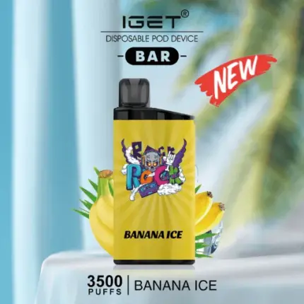 IGET BAR BANANA ICE 3500 Puffs Disposable Vape