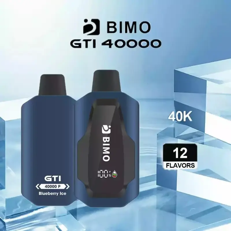 BIMO GTI 40K Puffs 10 pack Multiple flavors - Blueberry Lacy Cherry