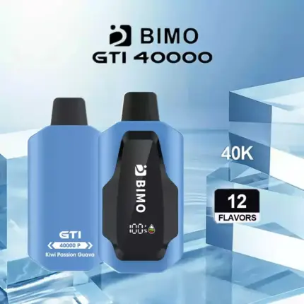 BIMO GTI 40K Puffs 20 pack Multiple flavors - Kiwi Passion Guava