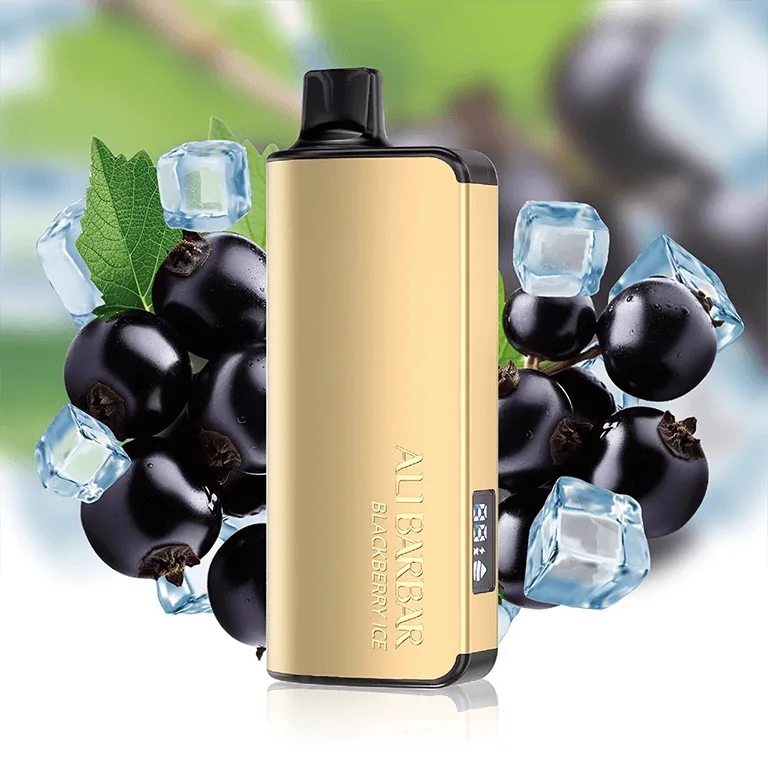 Blackberry-Ice-3 Alibarbar Ingot 9000 puffs-3 pack Multiple flavors-Japan - Blackberry Ice