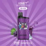 IGET BAR GRAPE ICE 3500 Puffs - Image 2
