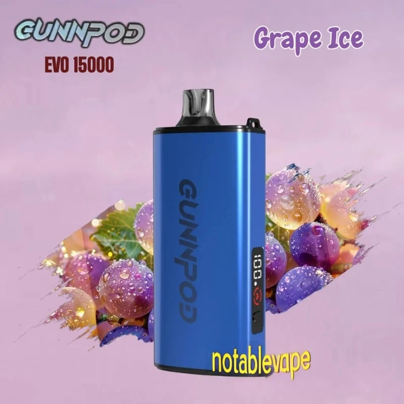 Grape-Ice.webp Gunnpod EVO 15k - 20 pack Multiple flavors - Grape Ice