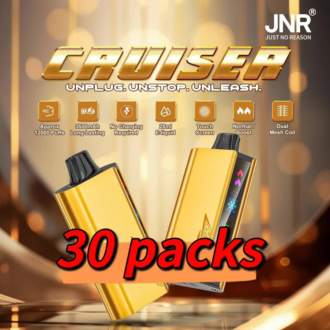 Jnr-Cruiser-12k-Puff-30-pack.jpg JNR Cruiser 12000 Puffs –30 packs (Ship from oversea) - Quadruple Berry