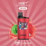 IGET BAR LUSH ICE 3500 Puffs - Image 2