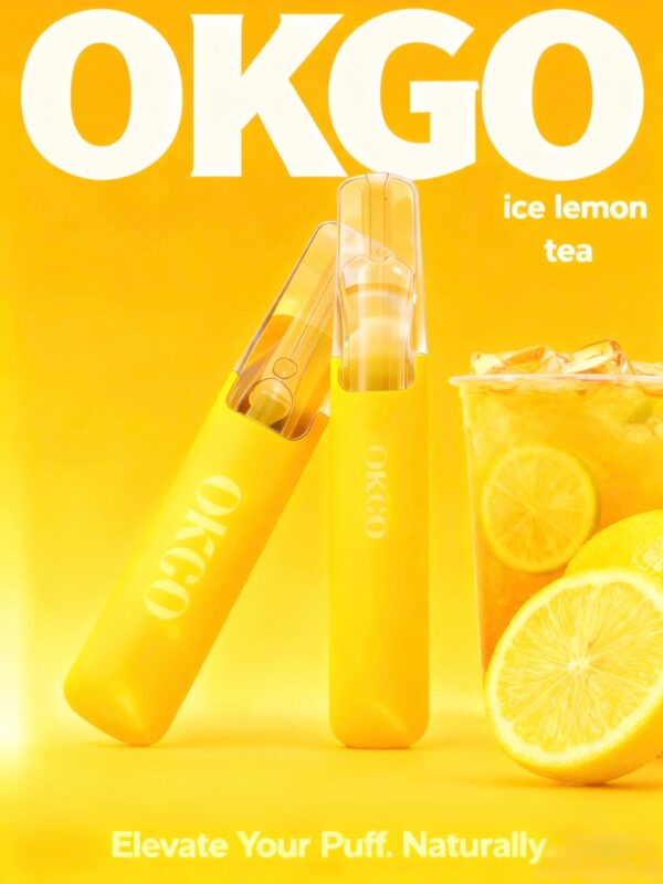 OKGO 6500 Puffs Ice Lemon tea-10 Pack - Lemon tea