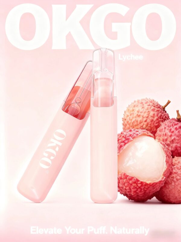 OKGO 6500 Puffs Lychee-10 Pack - Lychee