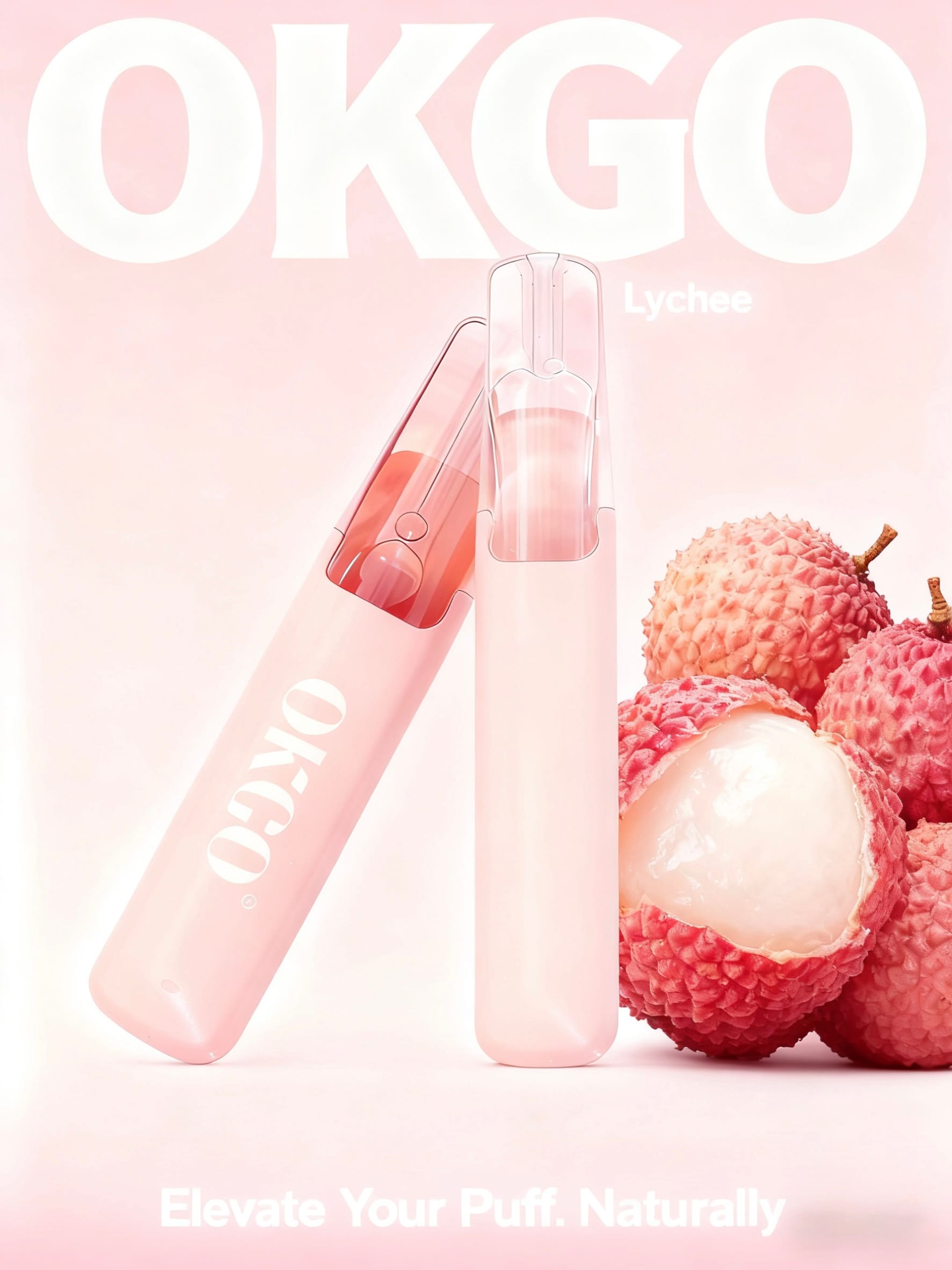 OKGO-6500-Puffs-Lychee.jpg OKGO 6500 Puffs Lychee-10 Pack - Lychee