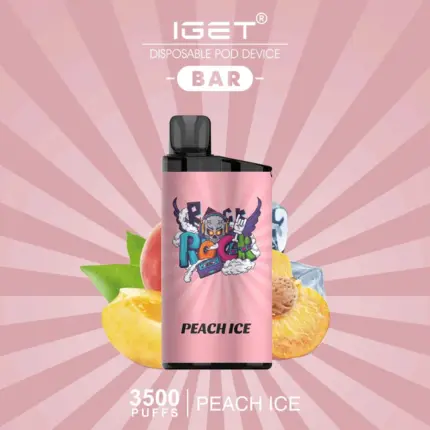 IGET BAR PEACH ICE 3500 Puffs Disposable Vape