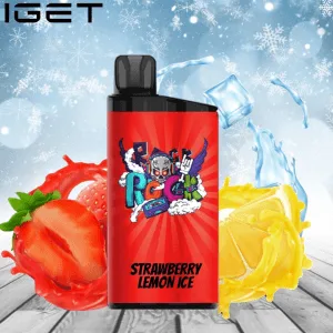 IGET BAR STRAWBERRY LEMON ICE 3500 Puffs Disposable Vape