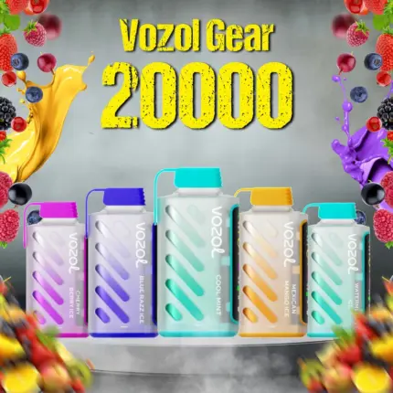 Vozol Gear Power 20000 puffs - 10 packs or more - Strawberry Mango