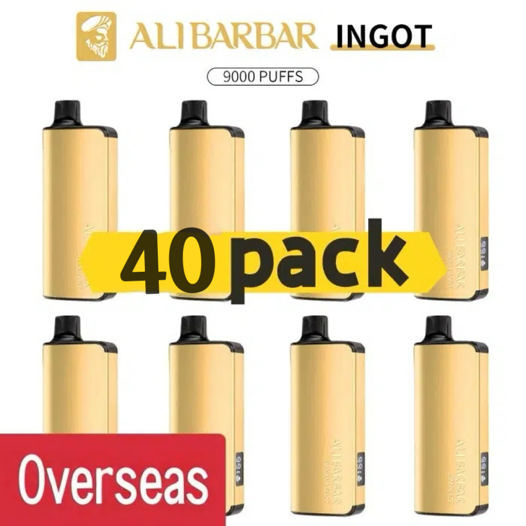 alibarbar-40-pack.jpg Alibarbar Ingot 9000 puffs-40 pack Multiple flavors - Blackberry Ice