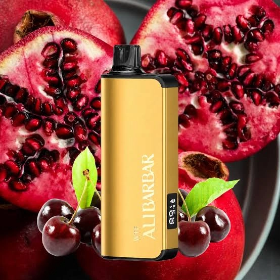 alibarbar-cherry-pomegranate.webp ALIBARBAR INGOT Cherry Pomegranate 9000 Puffs - Image 1