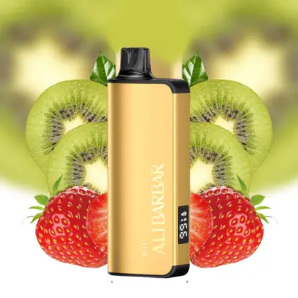 Alibarbar Ingot 9000 puffs-50 pack Multiple flavors - Strawberry Kiwi