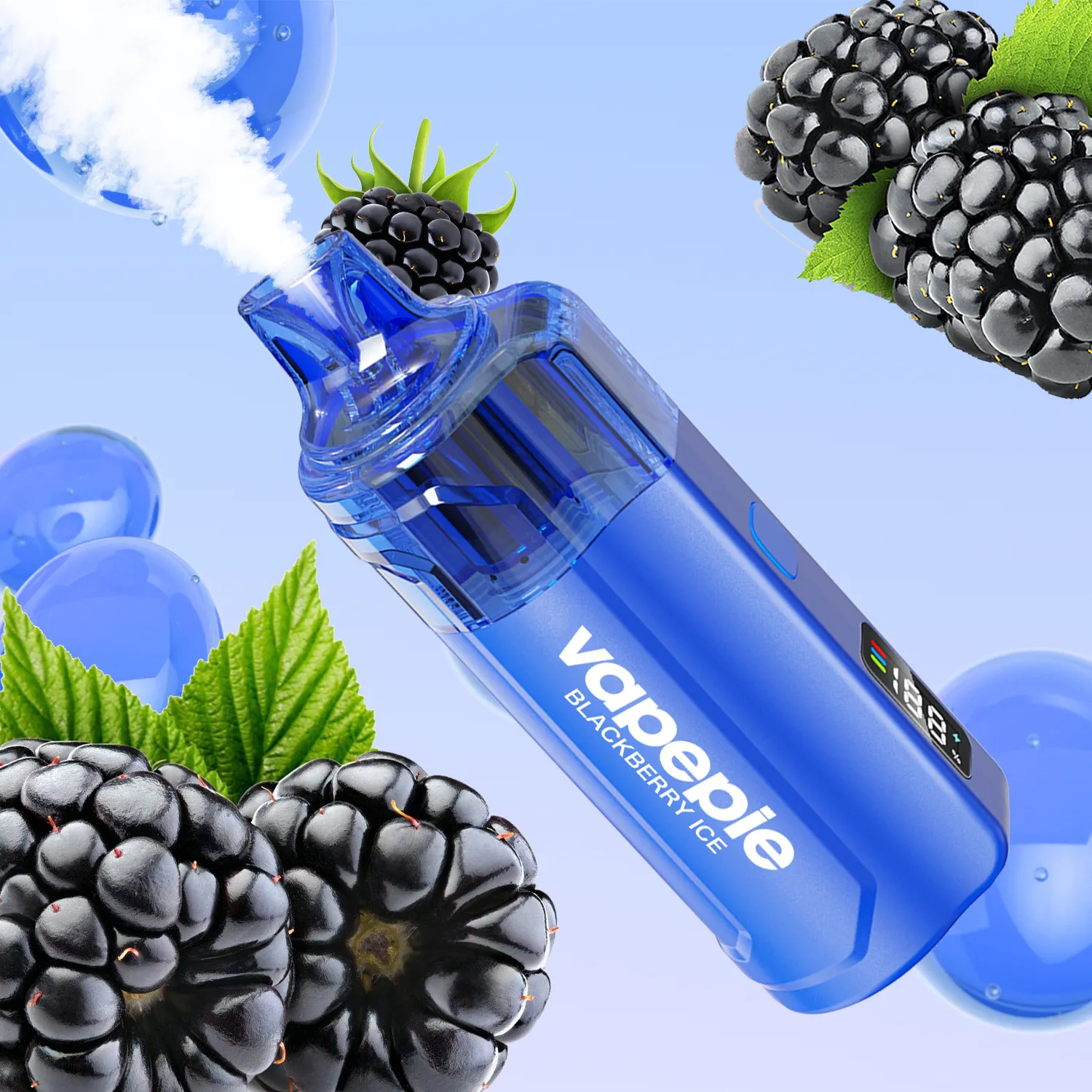 ec28623a0eb51949ef6fac6dddf55357.webp Vapepie Crystal Pop 15000 Puffs Blackberry Ice - Image 1