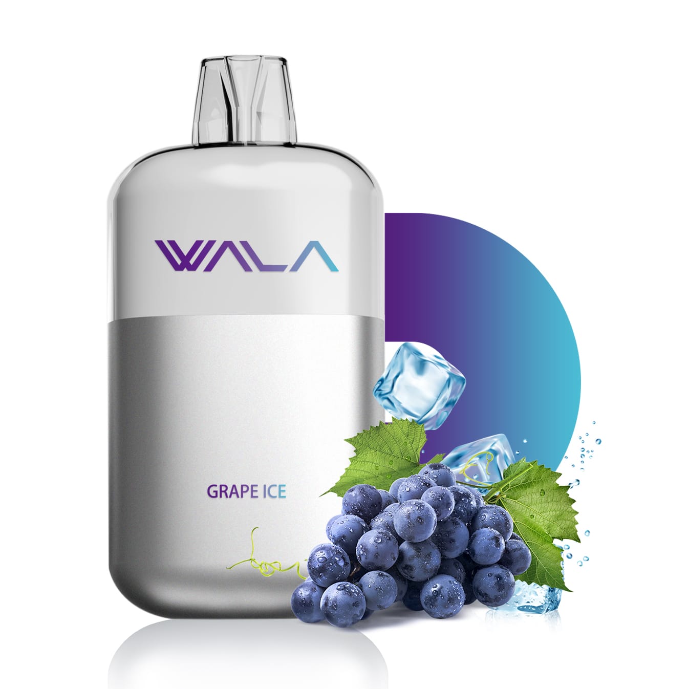 grape-ice.jpg Wala POP 10000 Puffs - Grape Ice - Image 1