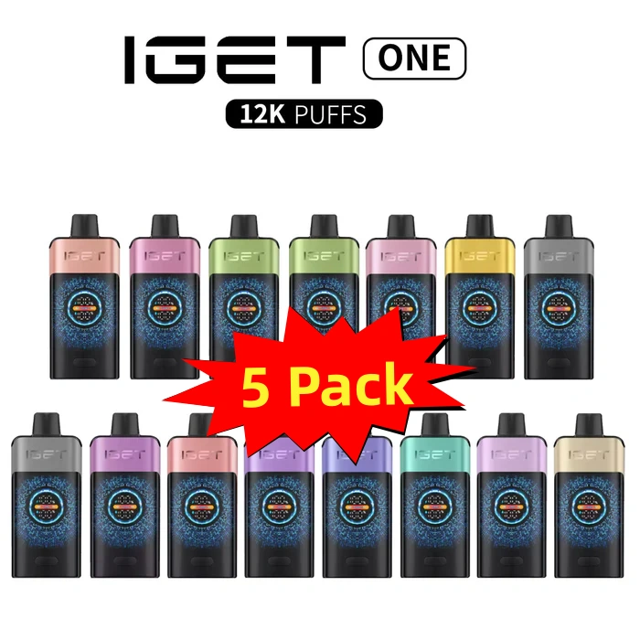 IGET One Multiple Flavours - 5 Pack - Strawberry