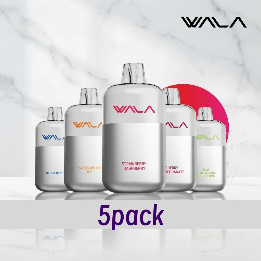 wala-POP-5pack.webp Wala POP 10000 Puffs - 5pack Multiple flavors - Grape Ice